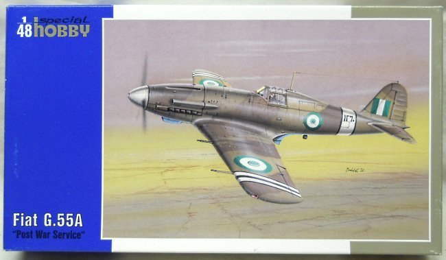 Special Hobby 1/48 Fiat G-55 Centauro Sottoserie 0 - 353 Sqadriglia 20 Gruoppo 51 Stormo / Sq. Montesfusco ANR / 1 Sq Gigi Tre Osei ANR, SH48066 plastic model kit